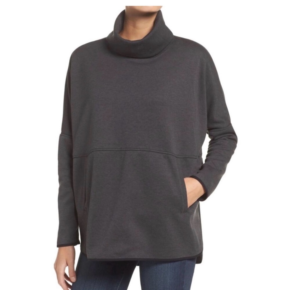 The North Face Charcoal Gray Turtleneck Pullover Sweater XS/S